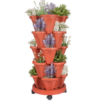 Hydroponics Stacking Pot Flower Pots