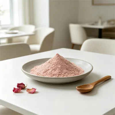 Spray Dried Instant Rose Juice Powder Natural Flower Extract Powder Factory Supply