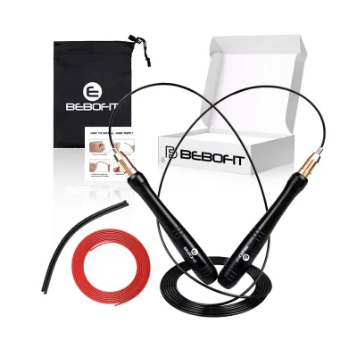Workout Exercise Self Locking High Speed Skipping Jump Rope With Custom Packaging