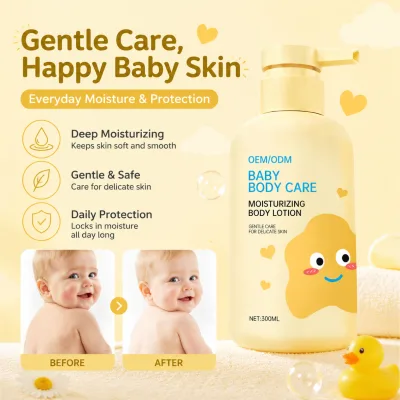 OEM Moisturizing Repair Hyaluronic Acid Camellia Oil Pure Baby Body Lotion