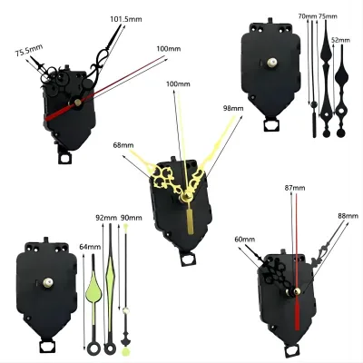 Sweep Clock Mechanism With Different Hand Quartz Clock Movement DIY Clock Set Pendulum