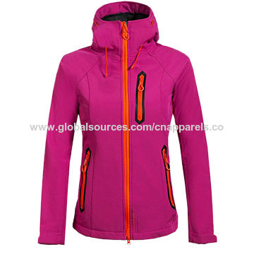 Ladies' soft shell jackets, climbing jackets, ski jackets