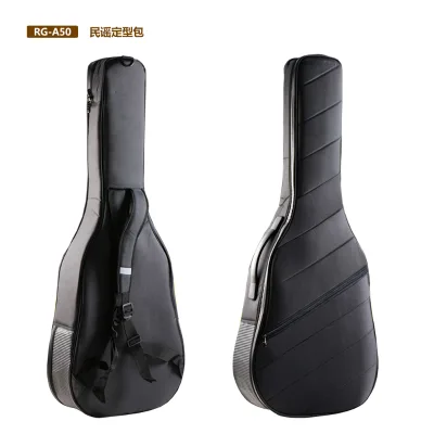 Ebay Hot Sell China Wholesale Waterproof Stereotype OEM Acoustic Guitar Double Strap Gig Bag for Sale
