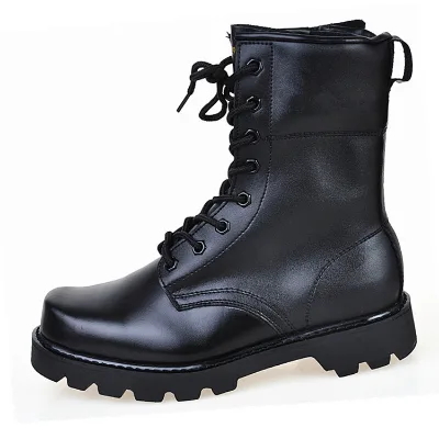 High-Top Martin Boots Durable and Lace-Up Designed for Spring and Autumn Outdoor Activities Made in China