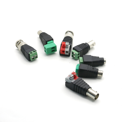 Various Hot Selling Types Jack with Terminal No Welding Connector Cable Adapter Plug for CCTV Camera