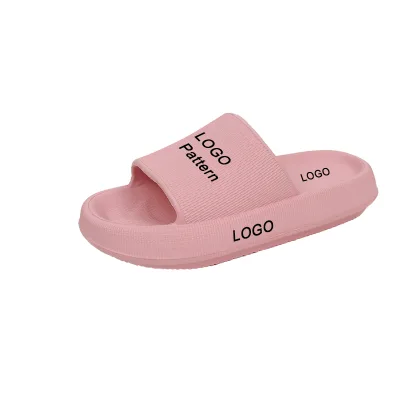 Bosirui Dropshipping Pillow Slides Cloud slippers Custom Flip Flops Home Custom slippers Ladies logo Indoor Outdoor slippers