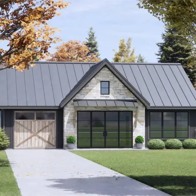 Green Prefab Home Solution 2 Bedroom Eco Villa with Steel Structure Environmental Friendly Quick Assembly Anti Corrosion