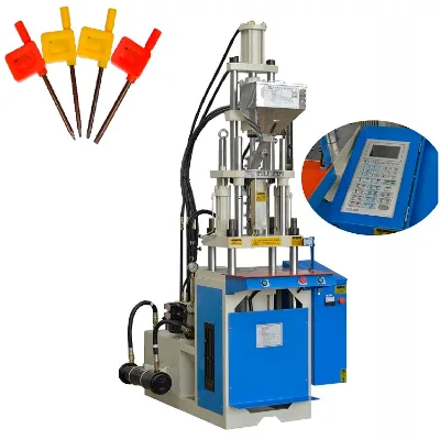 Small Electric Vertical Plastic Injection Molding for Positioner Making PET/PP/PC/PA/ABS Materials Screw Pump Energy Saving