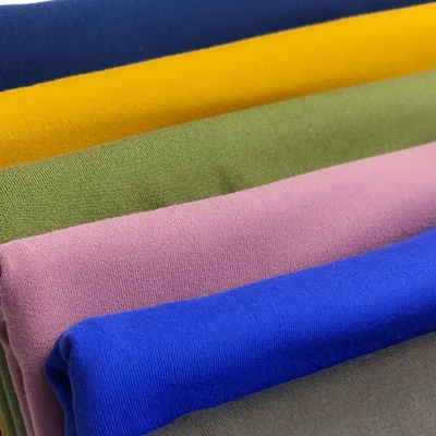 brush knitted fabric polyester spandex 4 way stretch sportswear fabric for legging