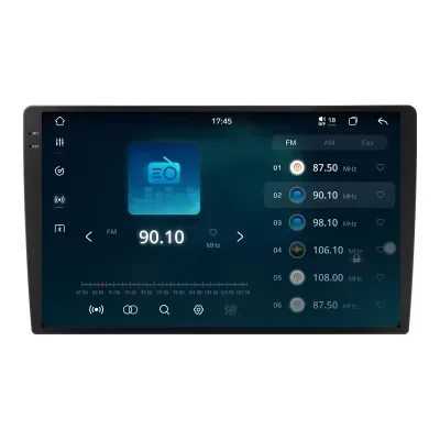 7870 Universal 2K Touch Screen Android 13 Car DVD Player GPS Navigation Radio Clock Built-in WiFi-Car Cigarette Lighter Mount