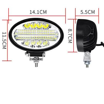 Led Agricultural Machinery Spot Flood Beam Light 4 Inch Oval Led Tractor Work Light