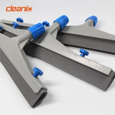 Commercial Hard Floor Squeegee 30-Inch Extra Wide with Oil-Resistant Rubber Aluminium Handle for Outdoor Housekeeping Cleaning