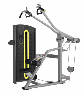 Professional Gym Fitness Club Equipment Pin Loaded Functional Trainer Lat Pull-Down and Seated Row Machine