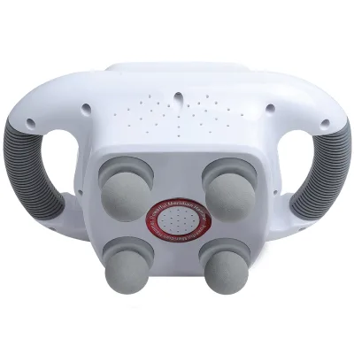 YK-1314 High Strength Rechargeable 4 Head Full Body Handheld Electric Massager Hammber 20 Levels Timing Control Plug-in gift