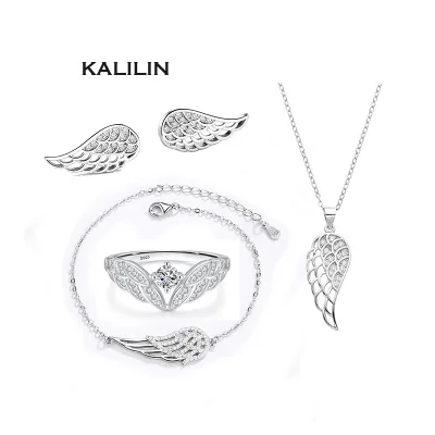 Angel's wings Bracelet Set fashion jewelry jewelry sets jewelry set 925 silver jewelry