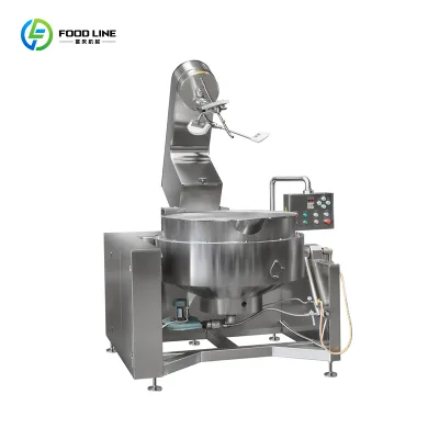 Lustrous Surface Cooking Pot Planet Stirring Pot Energy-saving Jacketed Cook Kettles Kitchen Cooking Equipment