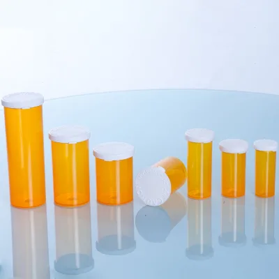 Wholesale Orange Color of 6 813 20 30 40 60 Dram Pharmacy Bottles for Pills and Vitamin Supplement