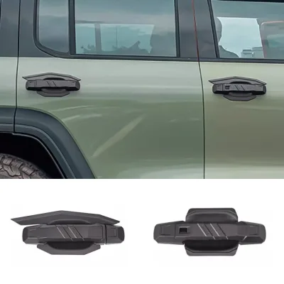 GWM Tank 300 SUV 2020- Outer Door Handle Trim Door Bowl Cover Anti-scratch Protector ABS Exterior Decoration Accessories