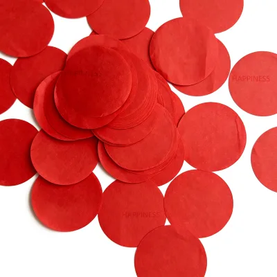 5cm Tissue Colorful Paper Confetti Circle Party for Wedding Halloween New Year Christmas Easter Ramadan Disposable