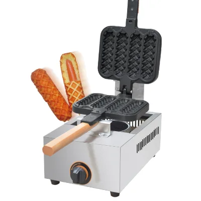 Factory Direct Sale Snack Machine Electric Crispy Hot Dog Waffles Roll Wafer Making Machine