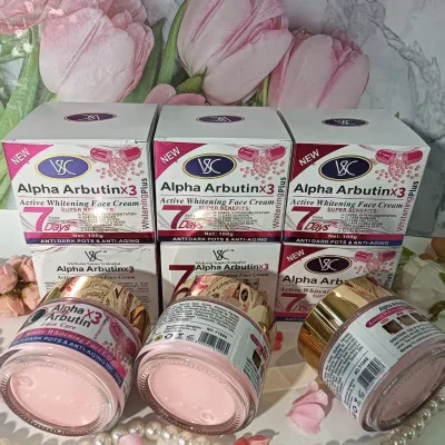 Alpha Vitamin C Face Cream 50ml-Whitening Moisturizing Anti-Aging Brightening & Anti-Wrinkle Acne Treatment for All Skin Types