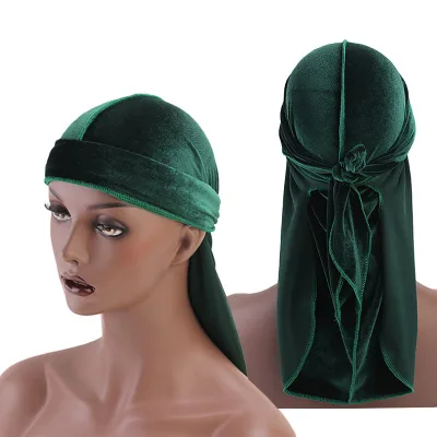 Private Label Mens Custom Logo Outdoor Velvet Durags-Multi Color European & American Style