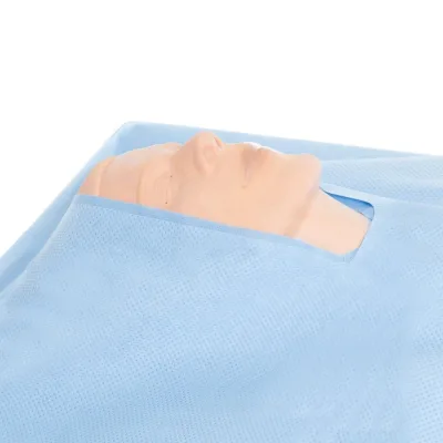 Premium E.N.T. Surgery Pack with Fenestrated Drape Custom Sizes Available Blue Color Sterilized CE ISO Bulk Supply
