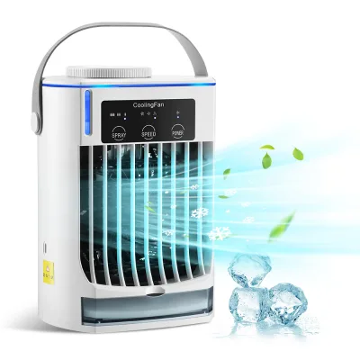 Portable Air Conditioner,Cooling Fan with 3 Speeds&3Modes,Air Conditioner,Fan,Night Light,Evaporative Air Cooler for Home,Office