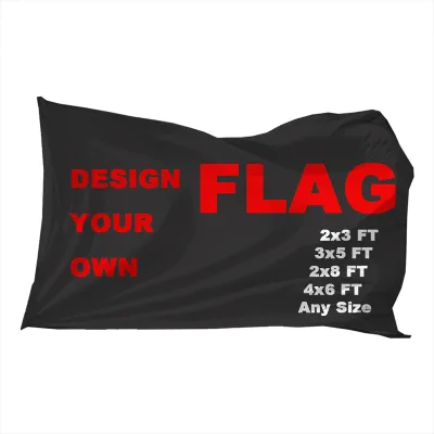 Gahumi Die-Cut Printed Customizable Size Advertising Pennant Flag 90x150cm Lightweight Portable Polyester Banner Promotional
