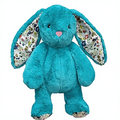 Plush Navy Blue Bunny Rabbit Stuffed Animal with Fluffy Soft Ears (Navy Blue Bunny, 8 Inches)