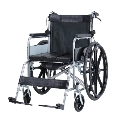 Excellent Price Light Weight Manual Wheelchairdisabled People Commode Rehabilitation Wheelchairs