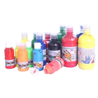 Professional Artist Drawing Paintings Classic/pastel/metallic Colors Washable Non Toxic 125ml/250ml/500ml Liquid Gouache Paint