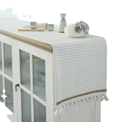 Modern Macrame Table Runner, Tassels Table Runner for Wedding