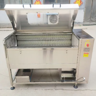 AOLS Commercial Large Fruit & Vegetable Automatic Peeler & Cleaner 1100W Motor Home Kitchen Use 1 Year Warranty Certified 75lb