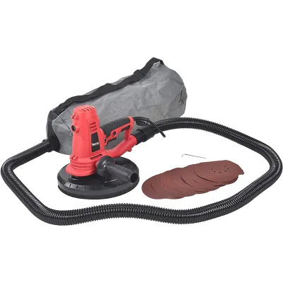 Portable DIY Electric Drywall Sander with Dust Collection Bag Variable Speed Handheld Drywall Ceiling Sanding Tool
