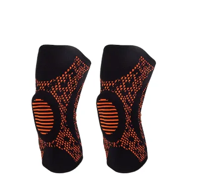 Sports Knee Pad Unisex Running Cycling Weightlifting Shock Absorbing Breathable Silicone Non-slip Patella