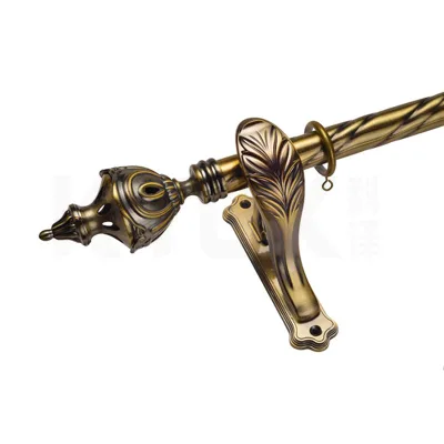 Popular Curtain Rod Home Decorative Golden extra Long Curtain Poles