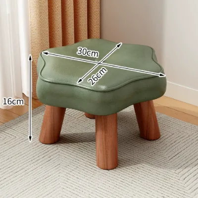 Small Modern Paper Stool Low Living Room Bench Creative Children's Adjustable Footstool Synthetic Leather  Durable Stool