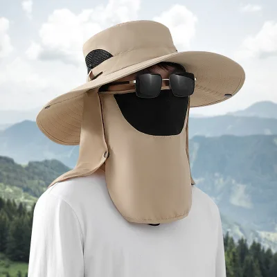 Custom Anti Sun Cycling Neck protection Bike Riding Mask Sport Hunting Camping Hiking Outdoor Hat for Man