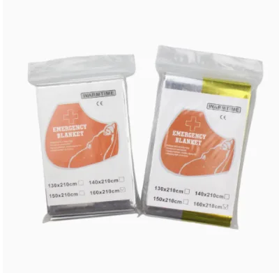 Outdoor Emergency Mylar Thermal Blanket Gold and Silver Thermal Blanket for Cold Weather