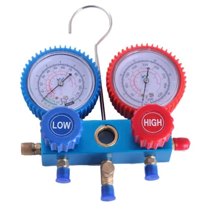 HVAC Refrigeration Tools R134a R22 R404a R410a Control Valves Manifold Pressure Gauge