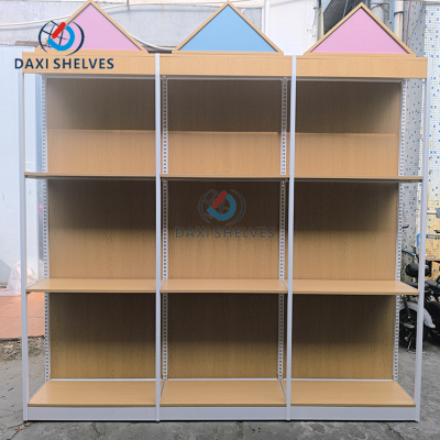Miniature Book Shelf Colour Book Shelf Wooden Book Storage Shelf