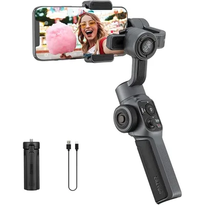 ZHIYUN Smooth 5 Gimbal Stabilizer Phone Gimbal 3-Axis Handheld Smartphone Stabilizer with Grip Tripod
