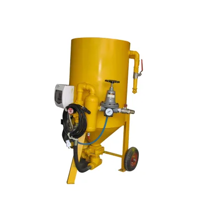 Steel Beam Sandblasting Machine Boiler Sandblasting Pot for Metal Parts Rust Removal