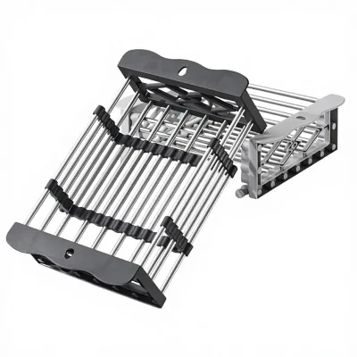 Creative Modern Sustainable Stainless Steel Kitchen Sink Storage Drain Rack Multi-Purpose Fruit Vegetable Dinnerware Pot