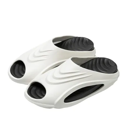 2024 New Arrival Men's Cocoon Couple Two-Color Sports Slippers Breathable Outdoor Summer Cool Outwear EVA Non-Slip Trendy Outing