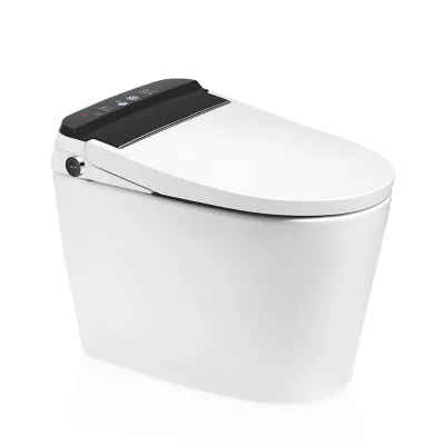 Aodi High Quality One Piece S-trap Floor Mounted Auto Flush WC Intelligent Automatic Toilet
