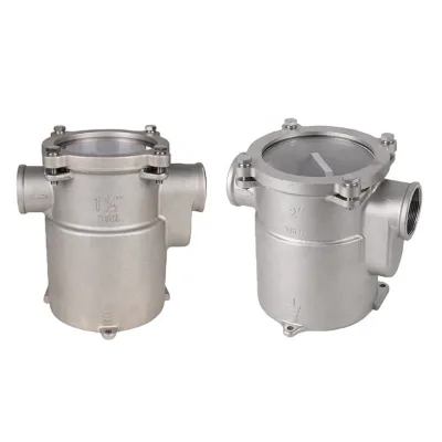 Marine Seawater Strainers Side Entry Stainless Steel 1inch 4 Inch Raw Sea Water Strainer SS316