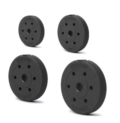 Eco-friendly Unisex Cement-Wrapped Rubber-Covered Dumbbells Home Weightlifting Dumbbell Weight Plates