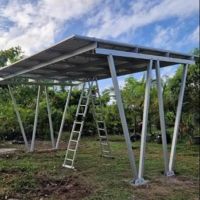 Carport Solar Panel Racking Design Off Grid Power System 400kw Ground Small Business Mounting Bracket